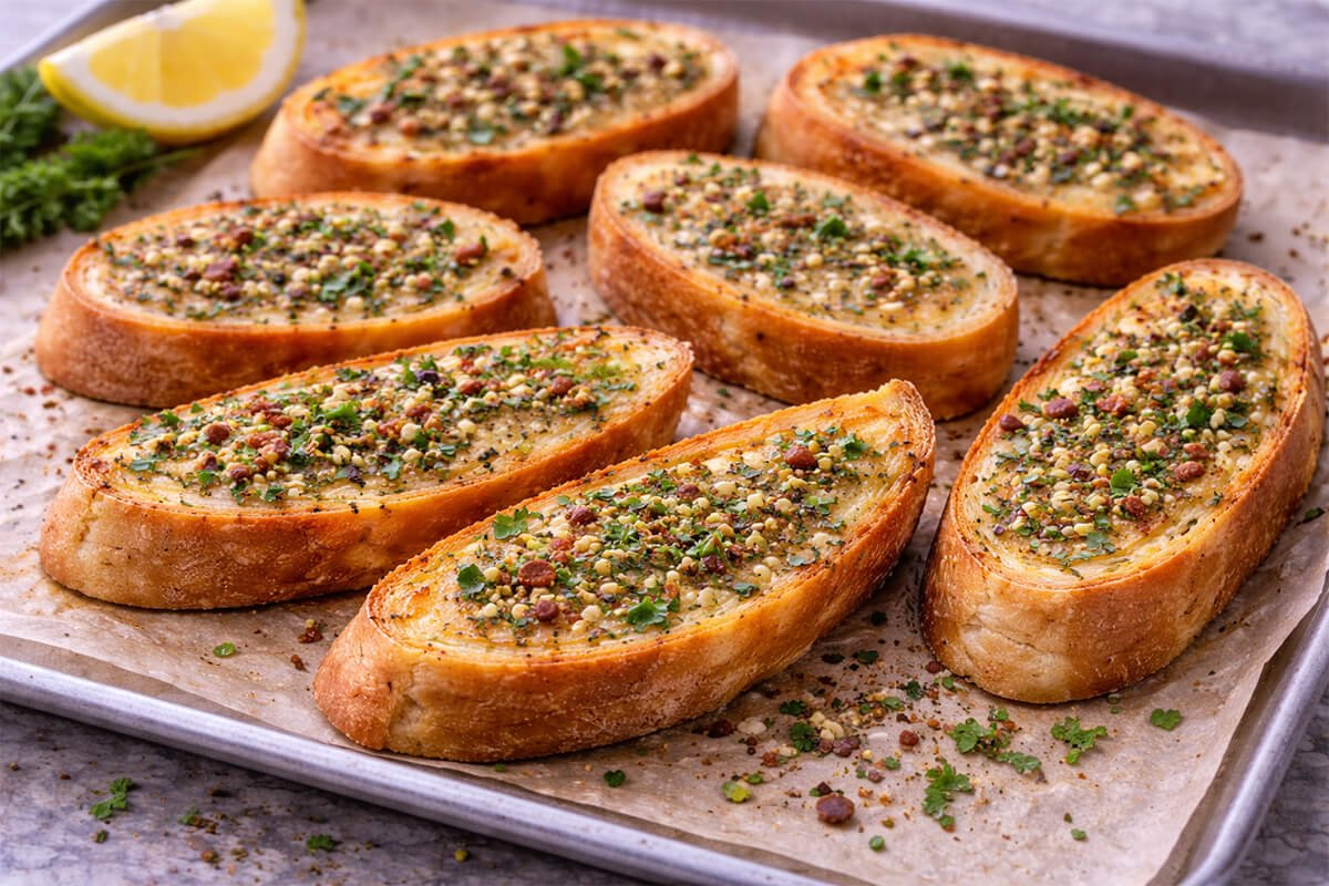 Aleppo Pepper & Garlic Bread