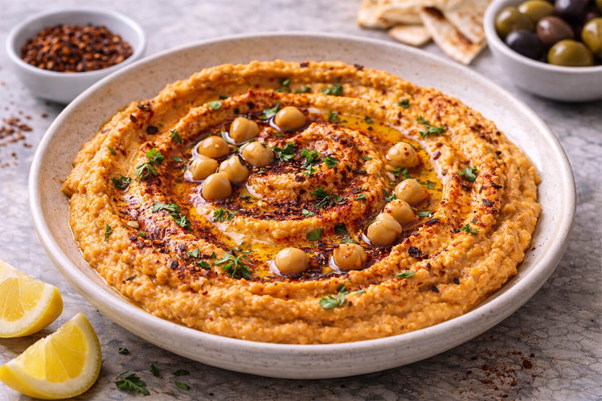 Aleppo Pepper Hummus