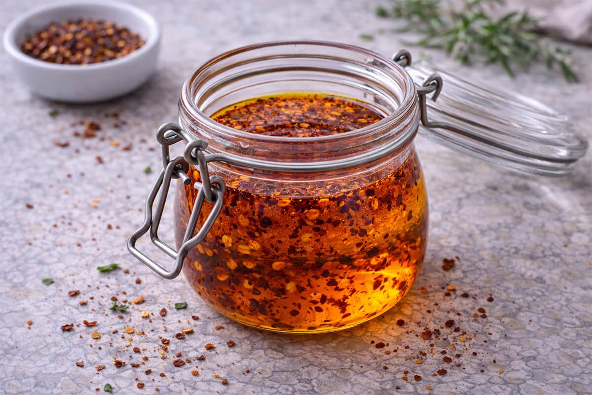 Aleppo Pepper Infused Olive Oil