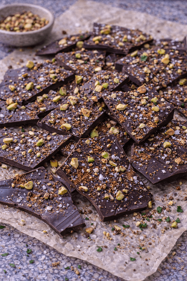 Shawarma-Spiced Chocolate Bark