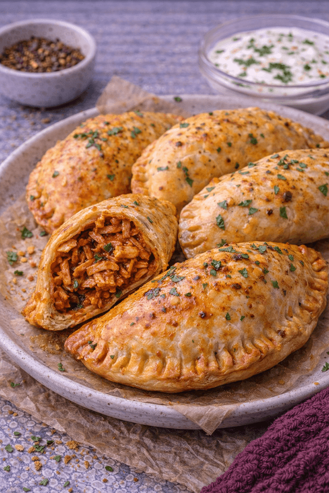 Harissa Chicken Empanadas