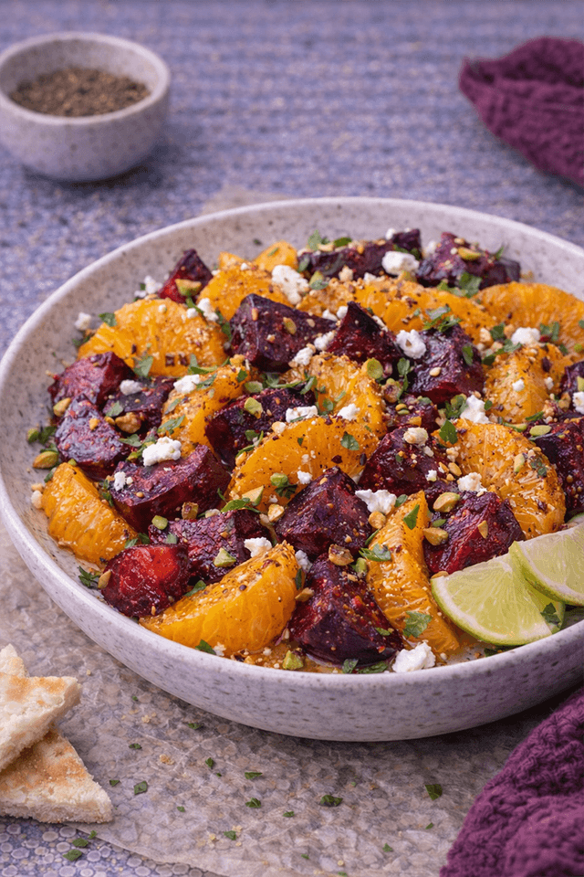 Harissa-Roasted Beet & Orange Salad