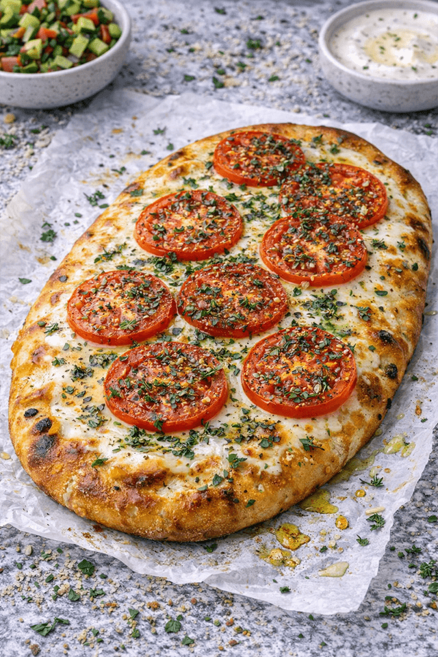 Jordanian Thyme & Tomato Flatbread