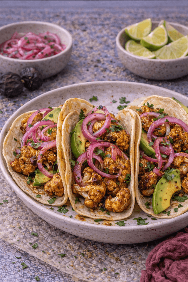 Loomi Spiced Cauliflower Tacos
