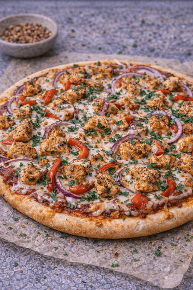Shawarma Chicken Pizza