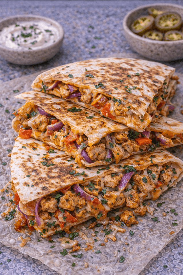 Shawarma Chicken Quesadilla