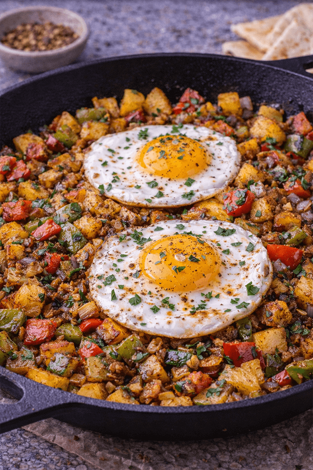 Shawarma-Spiced Breakfast Hash