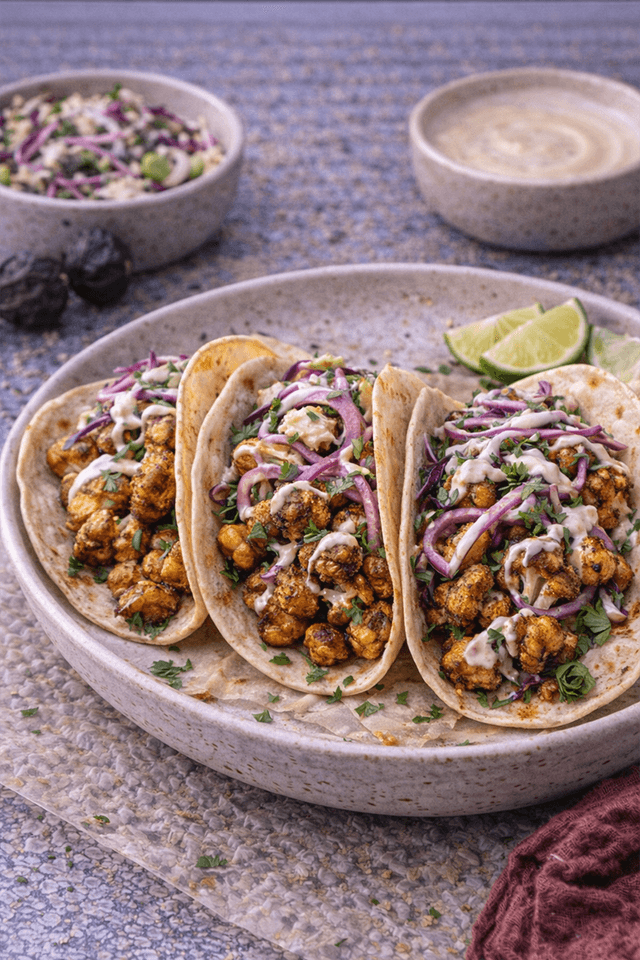 Shawarma-Spiced Cauliflower Tacos