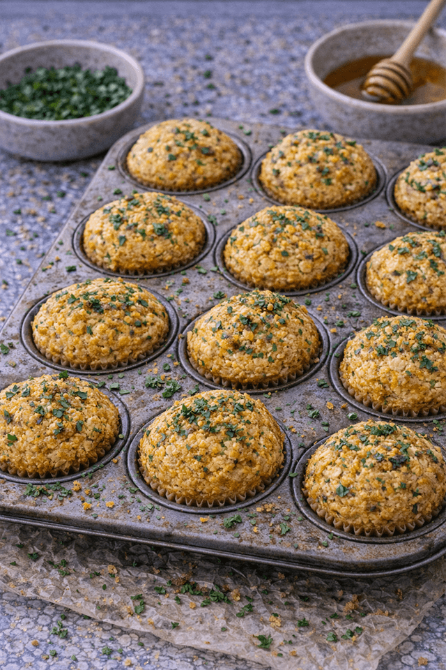 Shawarma-Spiced Cornbread Muffins