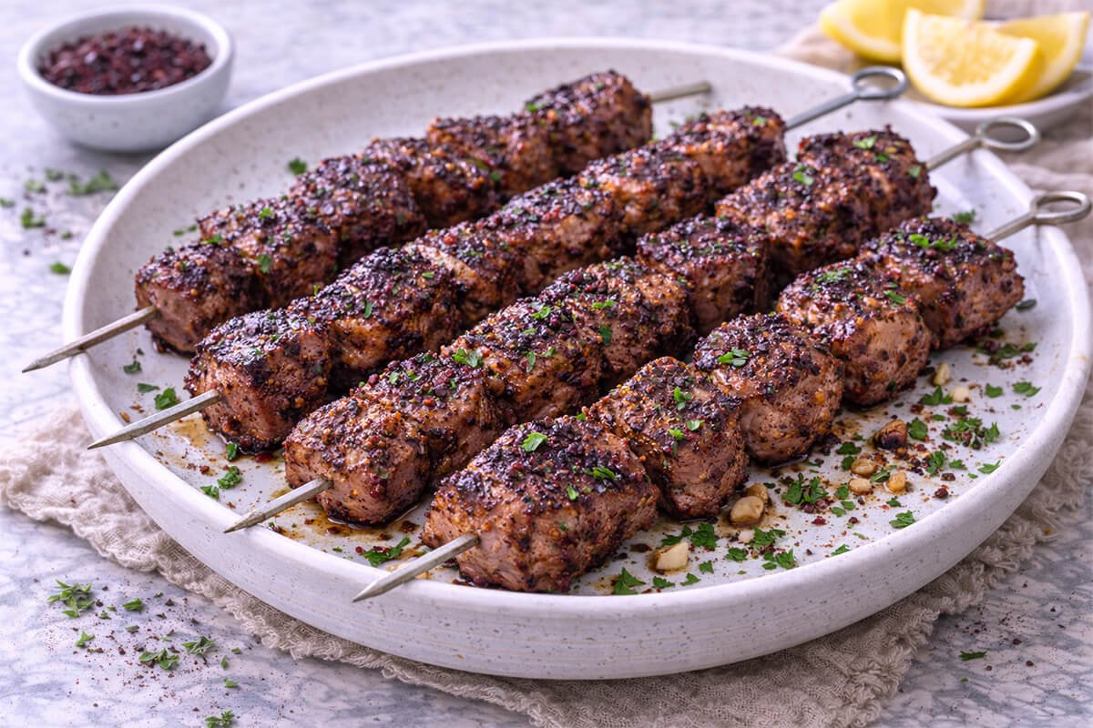 Sumac Beef Kabobs