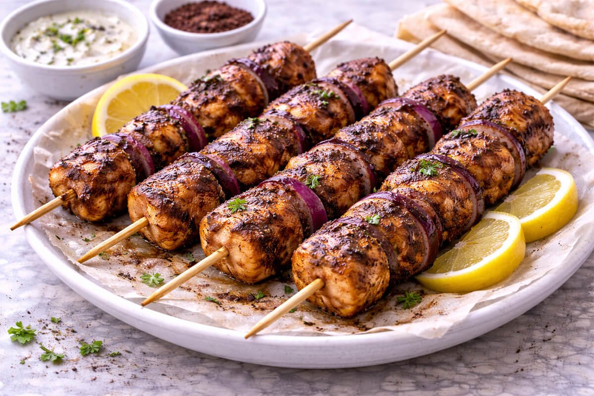 Sumac-Spiced Chicken Skewers