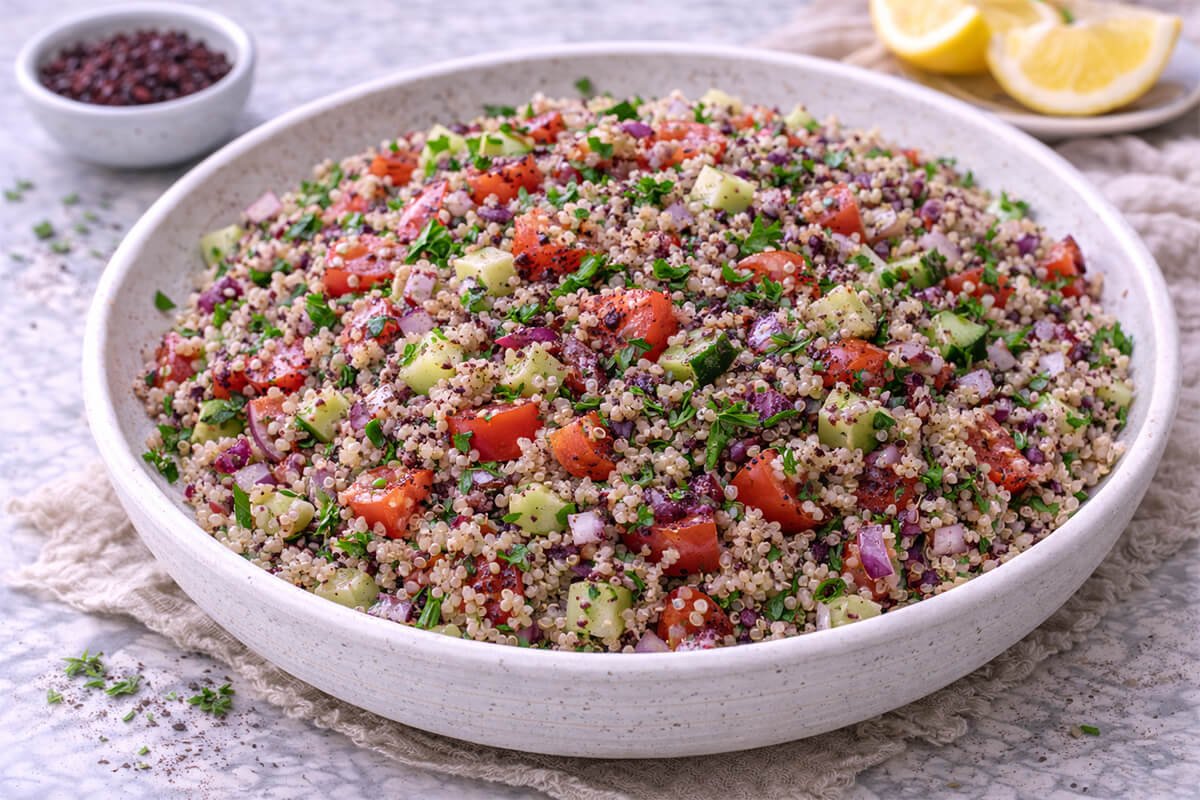 Sumac Quinoa Salad