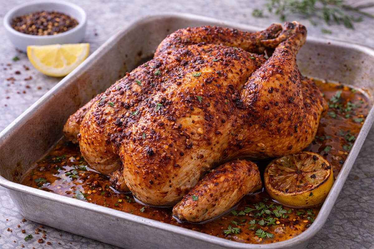 Aleppo Pepper Roasted Chicken
