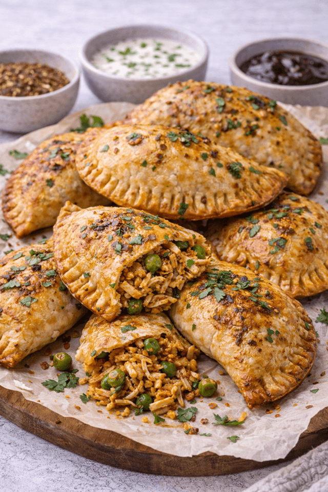 Biryani Spiced Chicken Empanadas