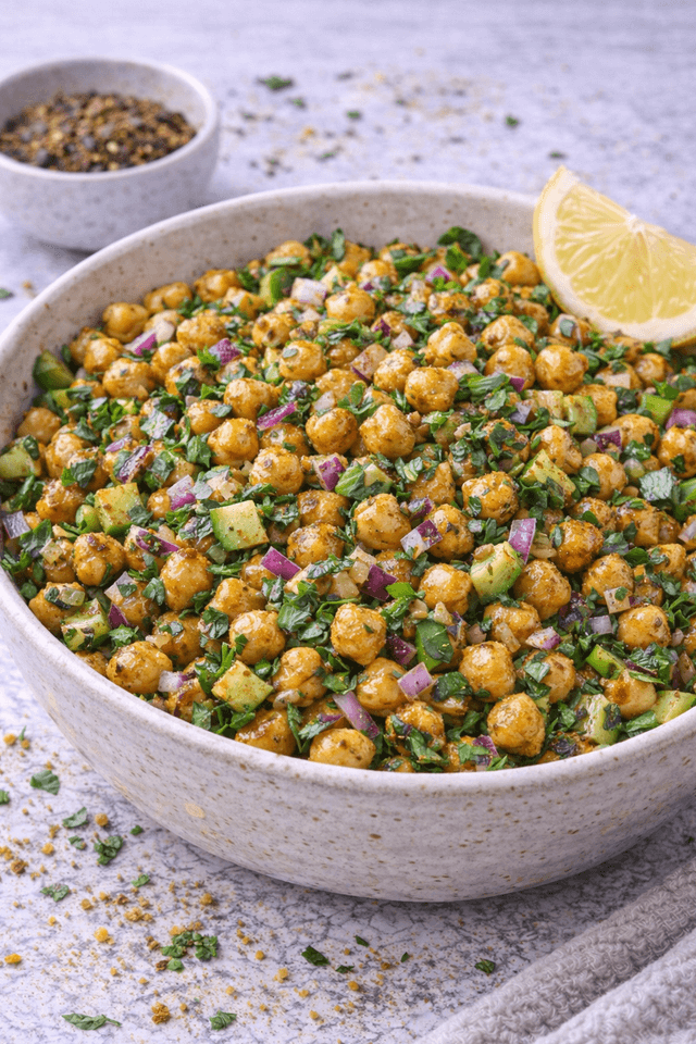 Biryani-Spiced Chickpea Salad