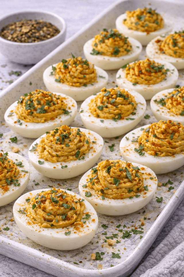 Biryani-Spiced Deviled Eggs