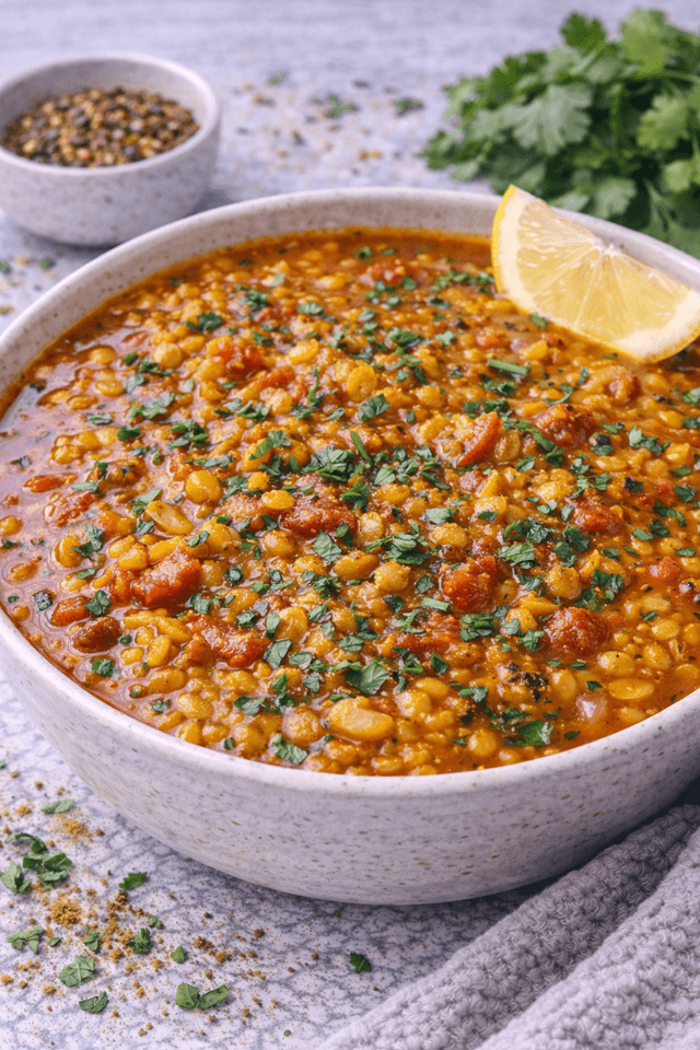 Biryani-Spiced Lentil Soup
