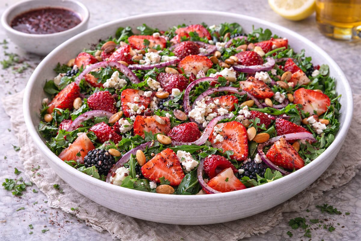 Sumac Strawberry Salad