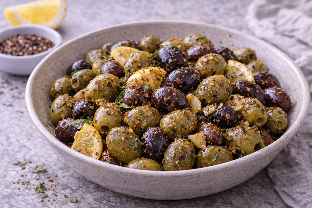 Spicy Marinated Olives