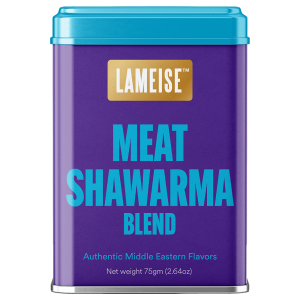 Meat shawarma spice blend tin front view 75g – LAMEISE