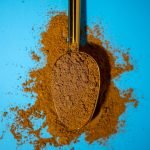 Seven spice blend texture close up – Middle Eastern spice mix