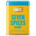 Seven spice blend tin front view 75g – LAMEISE